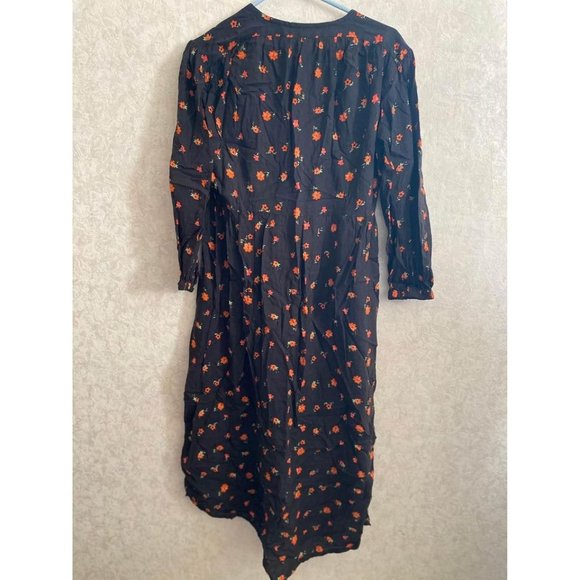 Urban Gypsy women’s small black floral dress - Picture 5 of 7